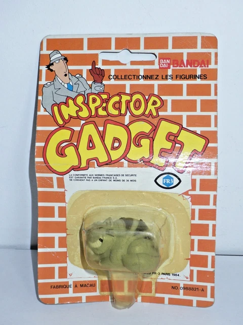 INSPECTEUR GADGET BANDAI POPY 1983 PVC LOT FULL SET 12 FIGURINES TRÈS BEL ETAT