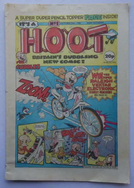 Hoot comic #1 - Oct 26 1985 VG