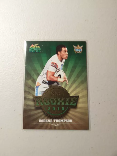 2011 Nrl Champions Select Trading Cards Rookie R18