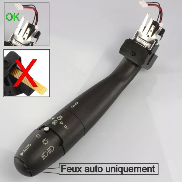 Commodo pour Citroen Berlingo Xsara Picasso, Peugeot 206 307 406 Partner phare