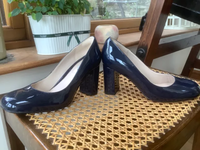 Clarks gabriel mist navy patent outlet