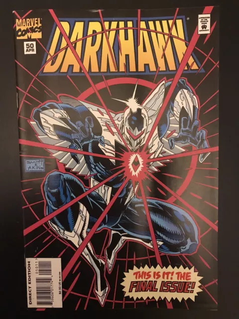 Darkhawk #50 first printing Marvel Comic Book Final Issue in Series