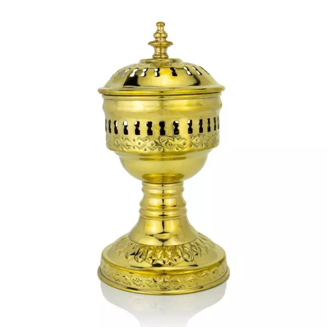 Orientalisches Räuchergefäß Marokkanische Räucherschale "Sable d'or" Gold