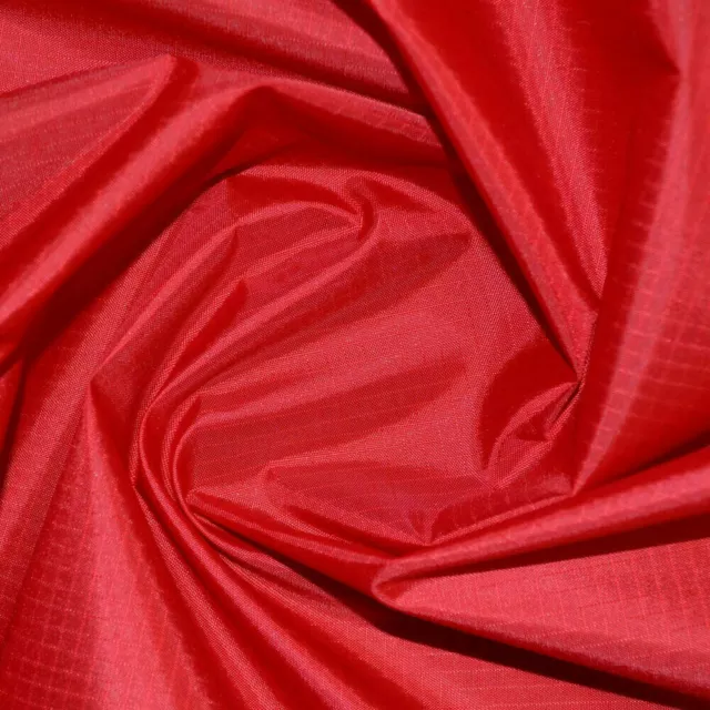 Rouge Ripstop Spinnaker Tissu Cerf-Volant Marine Matériel Résistant 155cm Large
