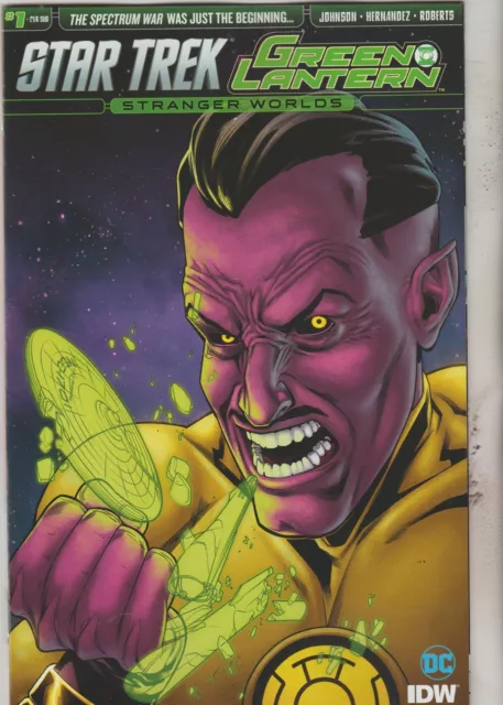 Idw & Dc Comics Star Trek Green Lantern Stranger Worlds #1 2016 Subs Variant Nm