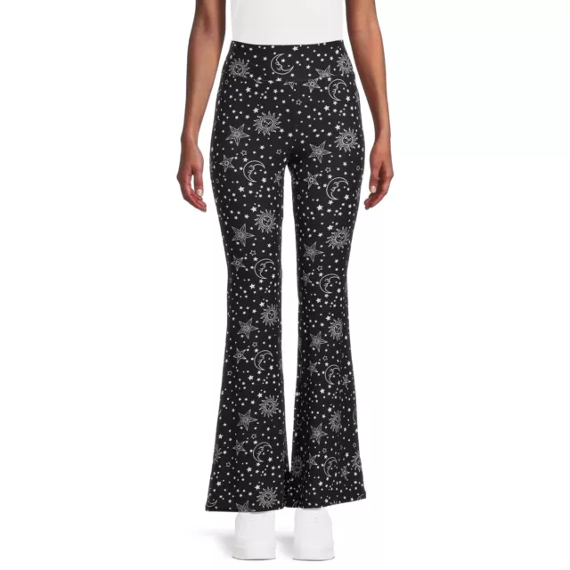 New No Boundaries Butterfly Knit Flare Pants Juniors Women Many Sizes