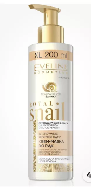Máscara Crema De Manos Regeneradora Intensiva Eveline Royal Snail