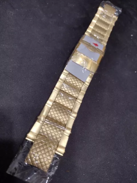 Invicta Subaqua Noma III Stainless Steel Watch Bracelet Band Gold