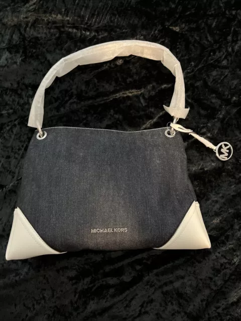 Handbag Michael Kors Blue in Denim - Jeans - 25136455