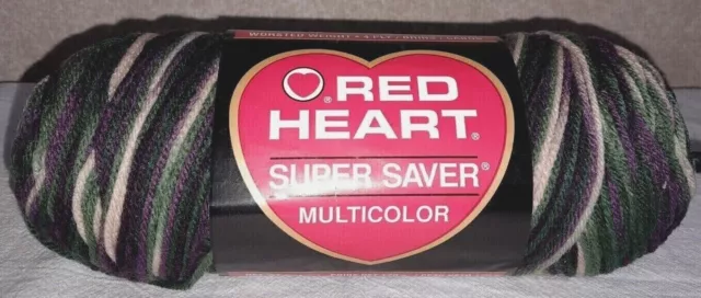 Red Heart 4 Medium Acrylic Variegated & Solid Yarn 4-6oz Choose Your Color