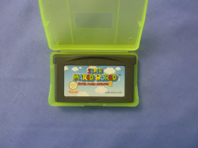 Super Mario World Advance 2 Nintendo Game Boy Advance GBA Cartridge + Case