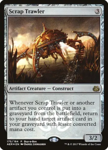 1x FOIL SCRAP TRAWLER - Aether Revolt Buy a Box MTG - NM - Magic the Gathering