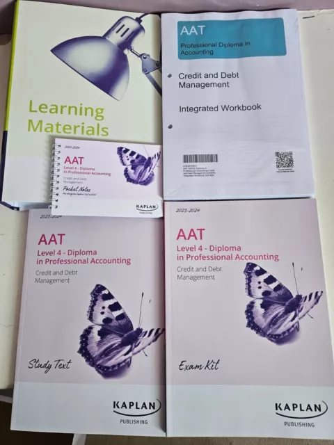 Kaplan AAT Level 4 CRDM Credit & Debt Management Books Study Material 2023-24