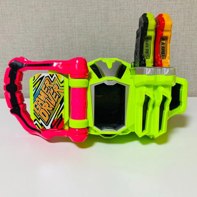BANDAI JAPAN KAMEN RIDER HENSHIN BELT EX-AID DX Gamer Driver + 2p Gashat Morpher