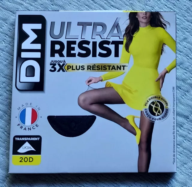 Collant Dim Ultra Resist   Noir Taille 3 **Neuf**
