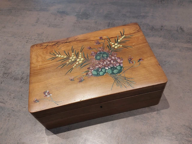 Coffret Souvenir En Bois Fait Main - Rostock - Vintage 15,7 Cm (occasion)