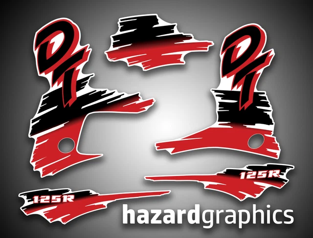 YAMAHA DT DTR DT125R Graphics Kit Sticker Decal Set (1991 Custom2) £49. ...