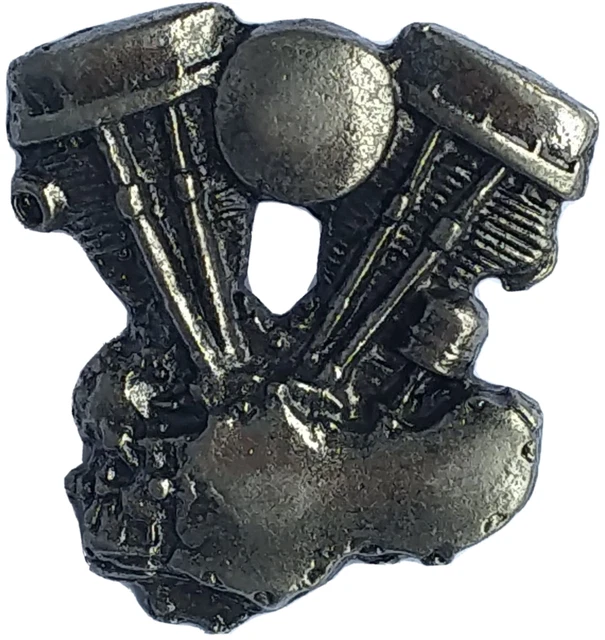 Chopper Bloque Cilindro Conector Pin de Solapa Motociclista & Roquero