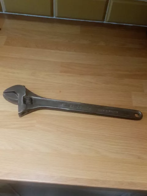 Vintage Bahco 15 Inch Adjustable Spanner