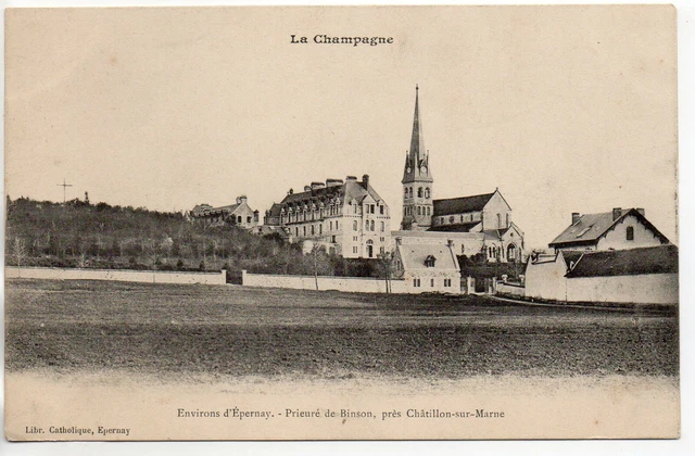 CHATILLON SUR MARNE - Marne - CPA 51 - le prieuré de Binson aux env. d' Epernay