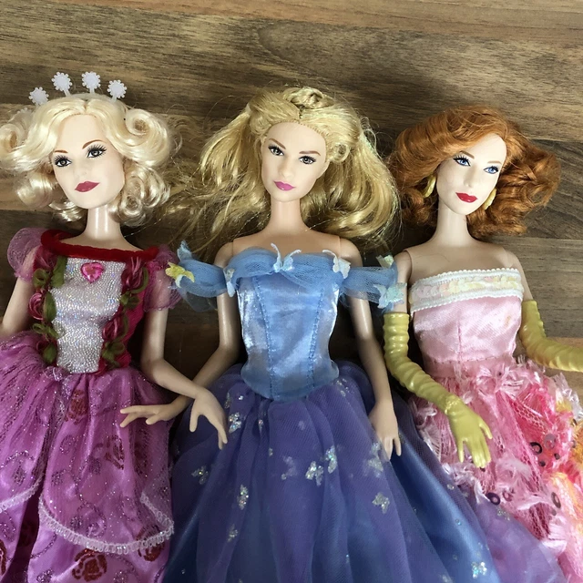 MATTEL CINDERELLA LIVE Action Fairy Godmother Disney PRINCESS Doll