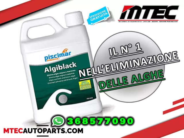 Algiblack + Eliminates Algae Black Yellow Brown 1.1KG Pool Algicida Product