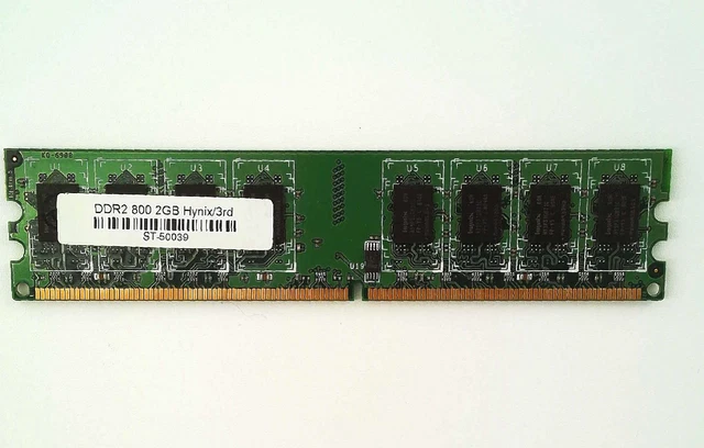 Mémoire RAM Hynix 4 Go DDR2 (2x2 Go) PC2-6400 - Kit Dual Channel, Occasion Fonctionnel