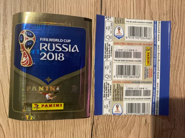 Panini WC Russia 2018 - Pochette Bustina Tüte Packet France French Version