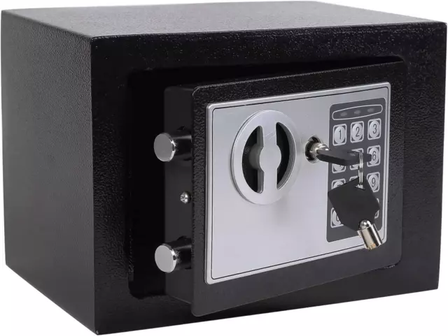 Electronic Digital Safe Box Keypad Lock Security Home Office For Cash Jewelry