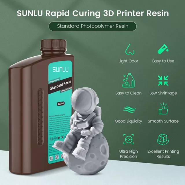 【BUY 3 GET 1 FREE,ADD 4】SUNLU Standard/Standard Plus/Red Wax/ABS/PA-Like Resin 3