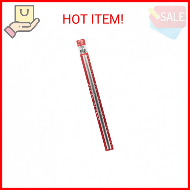 K&S Precision Metals 83048 Round Solid Aluminum Rod, 1/2" OD x 12" Long, 1 Piece