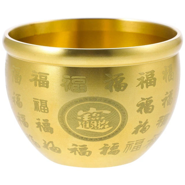 Brass Treasure Bowl Office Desk Topper Decoraciones Para Salas Casa
