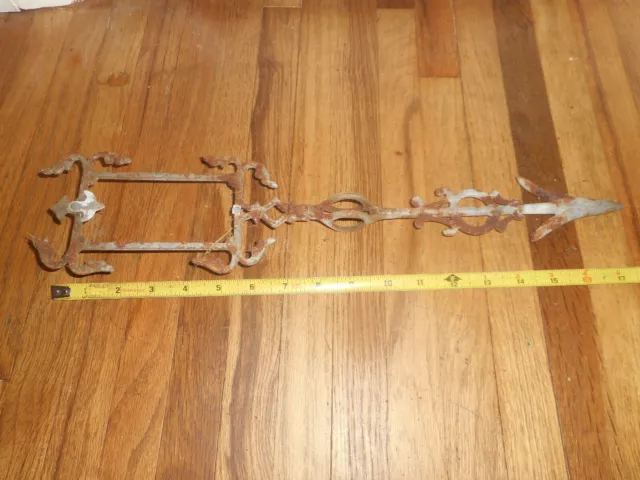 Antique Primitive Rustic Cast Iron Farm Weathervane Arrow Directional with Tail