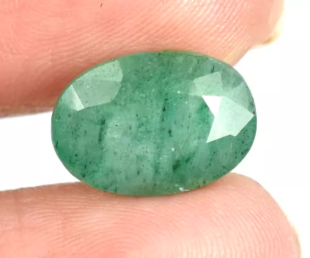 100% Natural Green 13x9 mm Colombian Emerald Oval Cut 5.40 Ct Loose Gemstone AAA