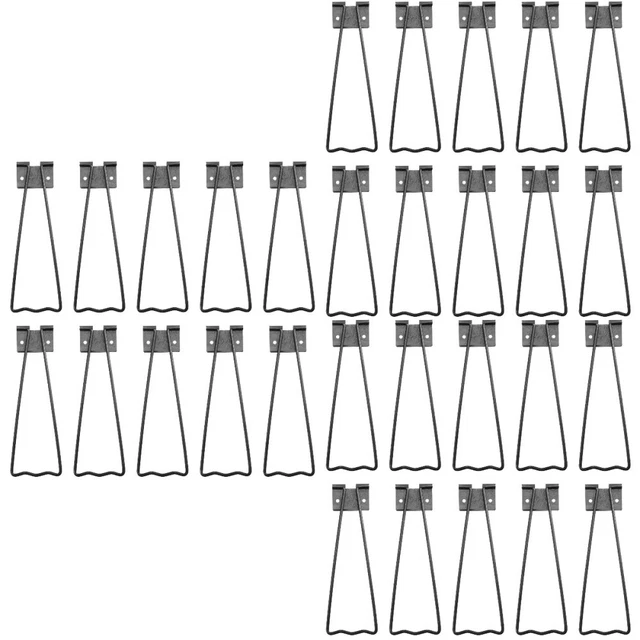 Support Métal Pour Photos Et Assiettes - 2 Pièces - Présentoir Réglable Noir - Décoration Table
