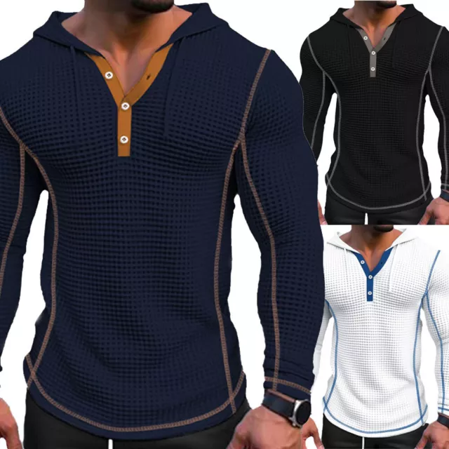 Camiseta De Manga Larga Con Capucha Para Hombre Camisetas Deportivas <