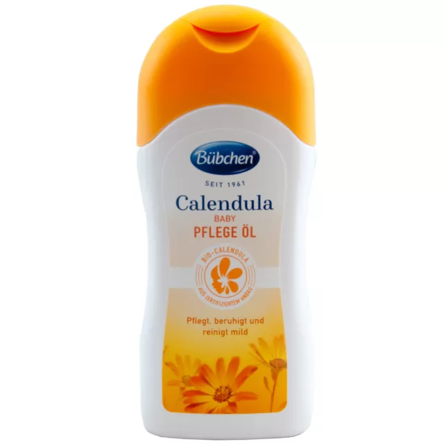 Bübchen Calendula BABY PFLEGE ÖL 1 x 200ml - pflegt, beruhigt & reinigt mild -