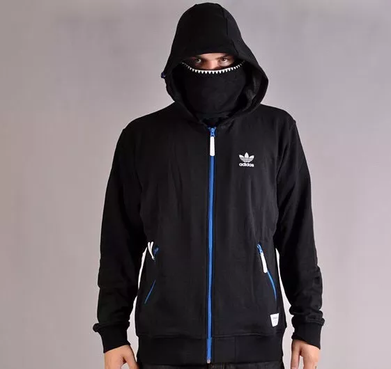 Adidas originals authentic hoody in black on sale