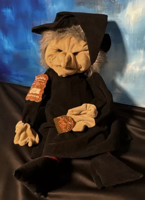 FOLKMANIS WITCH PUPPET FolkTails Full Body Plush 26