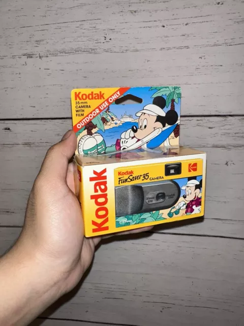 Nueva cámara Kodak 35 mm con película uso al aire libre vintage Disney 1994