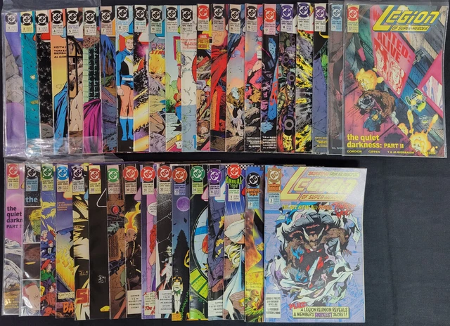 Legion of Super-Heroes Vol. 4 (1989-2000) From #1-35 + Annual 1-3, Lot 38!