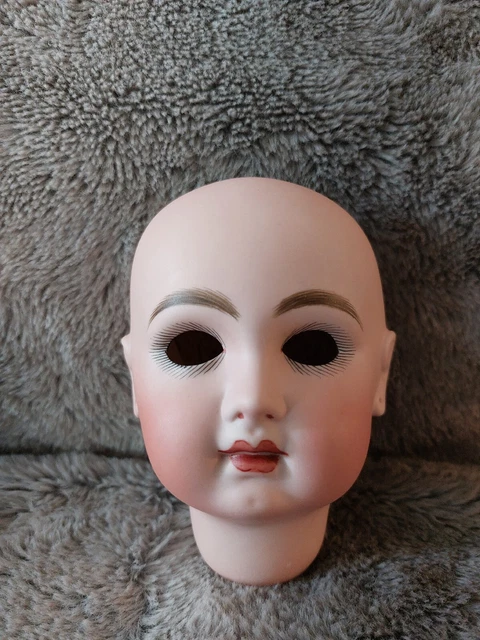 Superbe reproduction tête de poupée ancienne Jumeau 1907