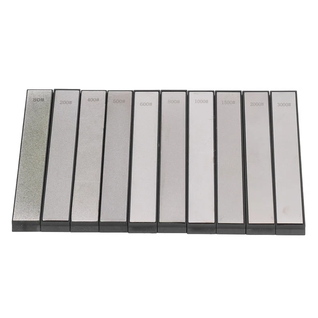 10PCS Bar Type Whetstone Sharpening Kit Stone Whetstone Set For Trimming And