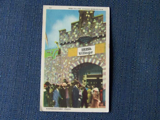 Chicago Illinois IL Worlds Fair 1933-34 Irish Village 1934