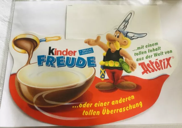 Üei Kinder Ferrero - Palettenanhänger - Maxi Ei - Asterix 2000 Geklebt