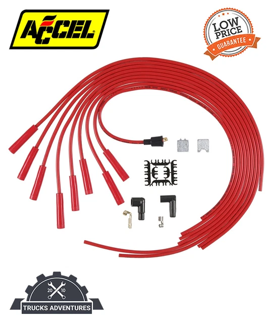 ACCEL 5040R Universal Fit Spark Plug Wire Set