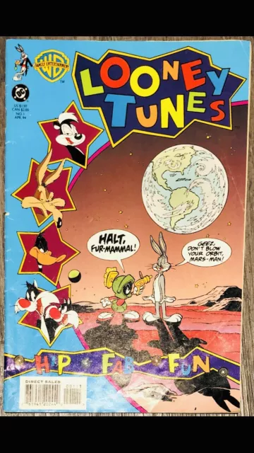 Vintage DC Comics Looney Tunes # 1 Comic Book 1994 Pepe Le Pew Daffy Bugs Bunny