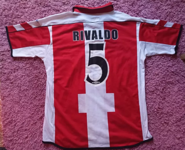 Rivaldo 5 | Olympiacos FC | 2003 - 2004  | Umbro | XL