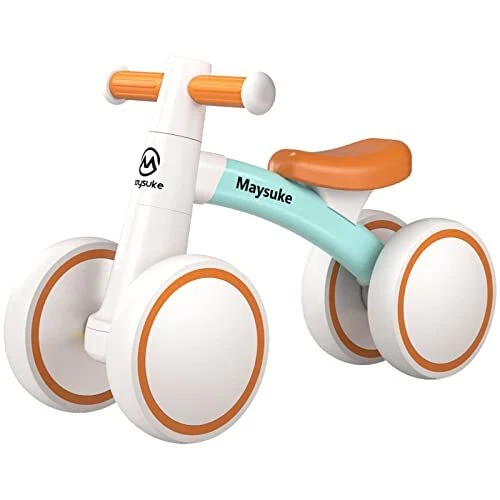 Baby Balance Bike Toys for 1 Year Old Toddler Bike 10-24 Month Green