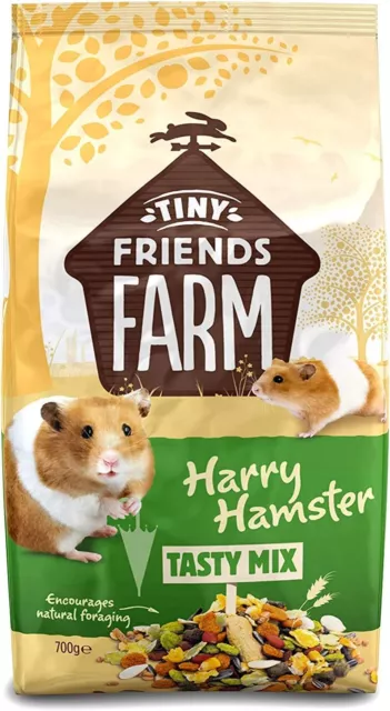 (4 paquet) SUPREME - Harry Hamster 700g, hamster nourriture